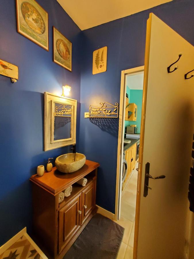 La Dolce Vita - Studio Dans Propriete Avec Piscine Montpeyroux  Bagian luar foto