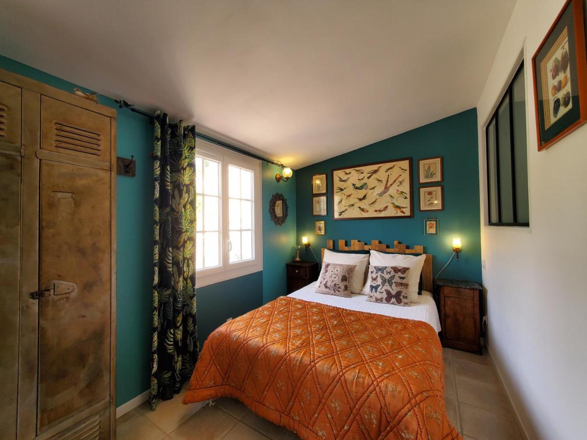 La Dolce Vita - Studio Dans Propriete Avec Piscine Montpeyroux  Bagian luar foto