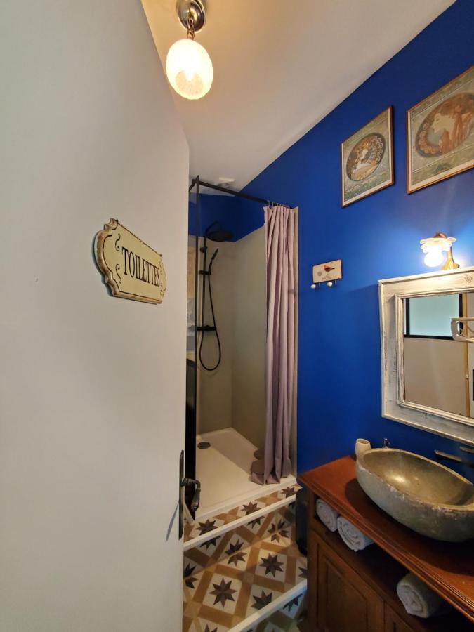 La Dolce Vita - Studio Dans Propriete Avec Piscine Montpeyroux  Bagian luar foto